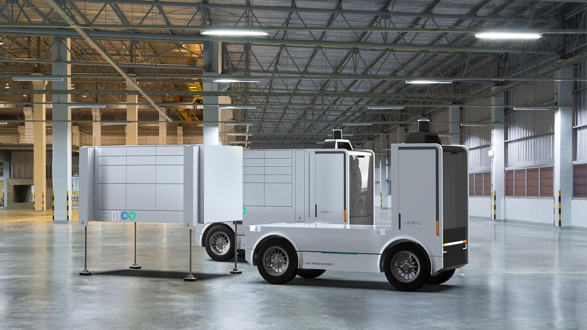 Sibo intelligent driverless logistics vehicle